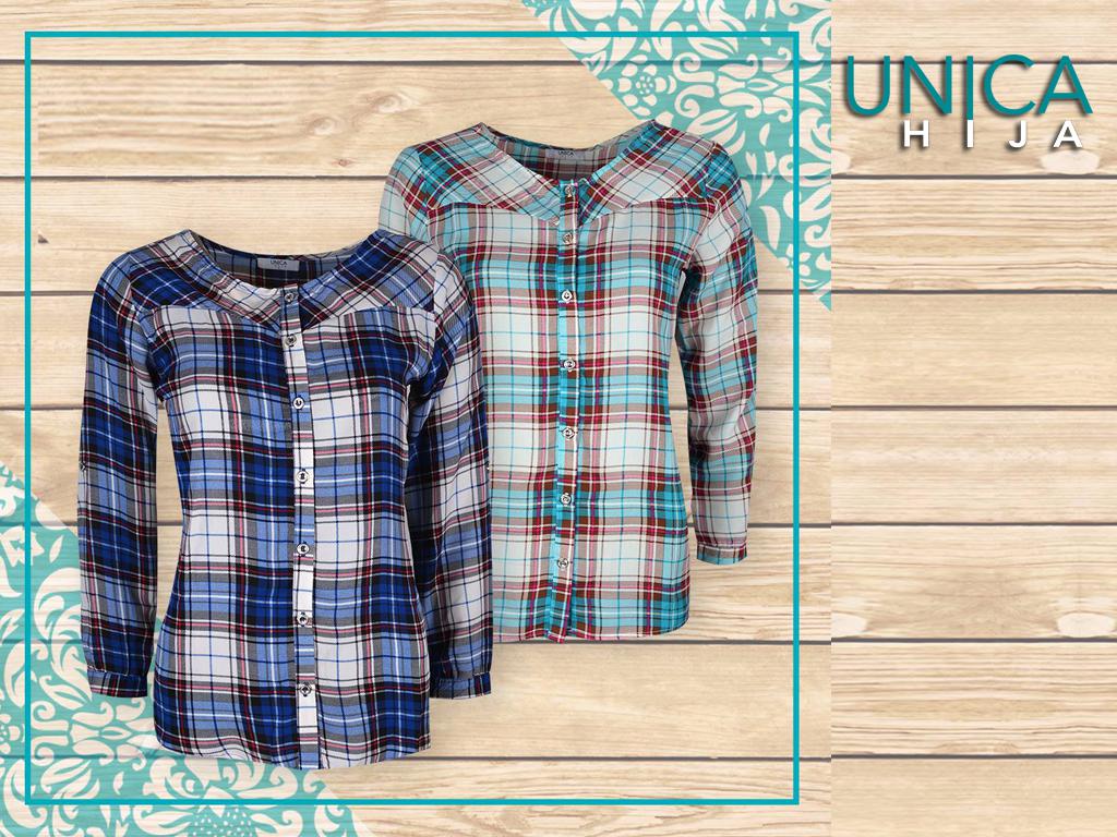Go for a classic grunge look with these plaid shirt
