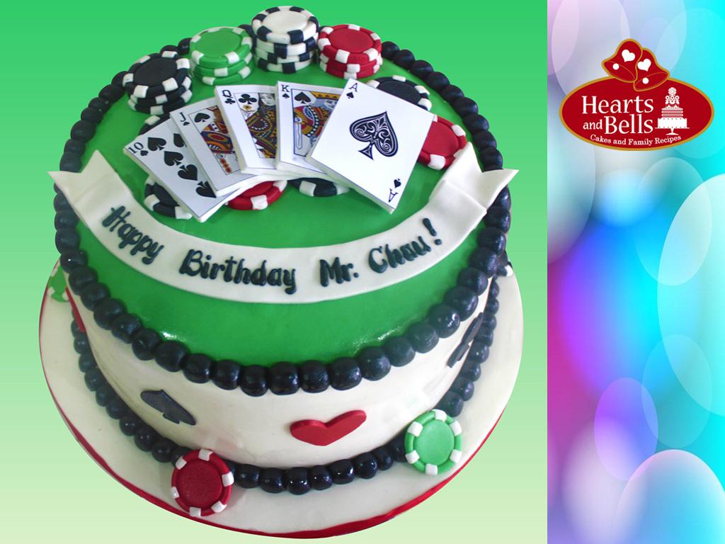 casino theme cake