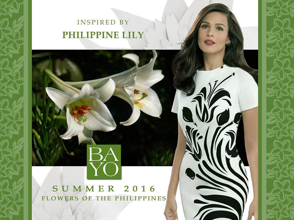 Featuring original prints inspired by the native flowers of the Philippines