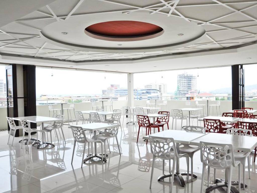 Catch a breathtaking view of the city at our Al Fresco Dining Area