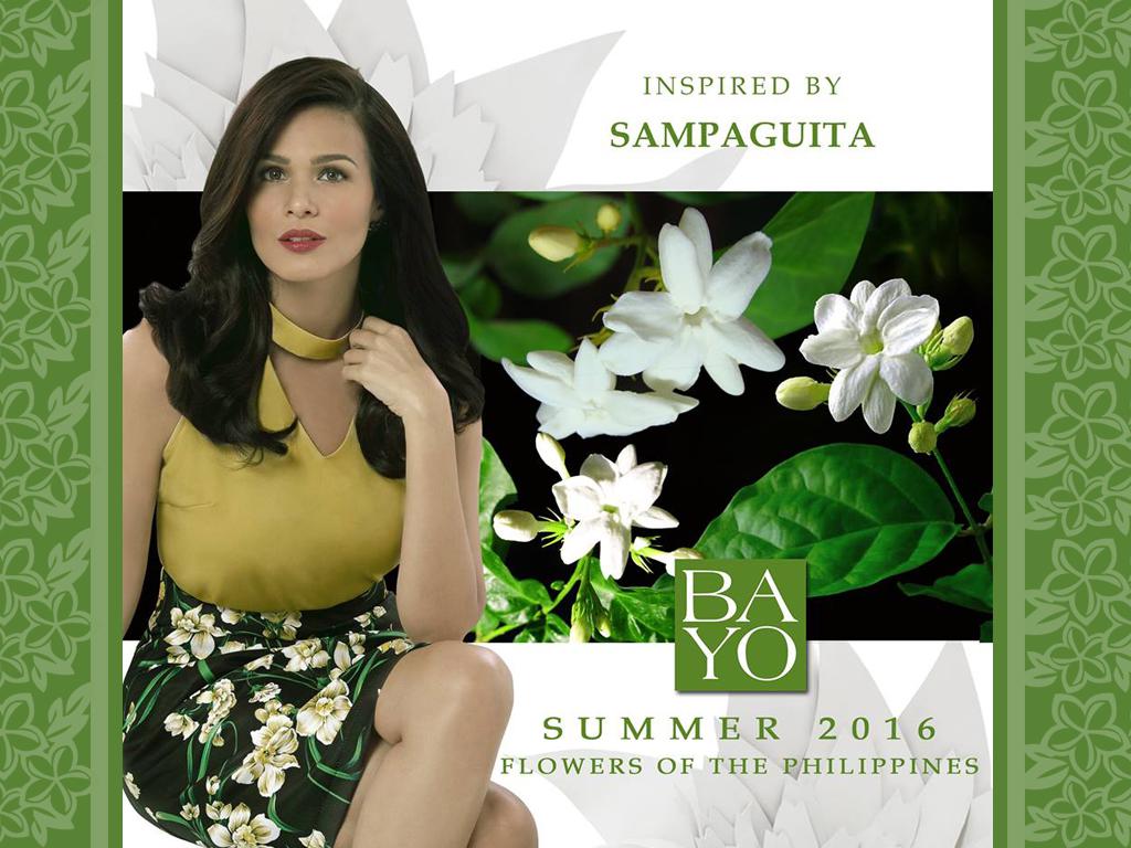 Featuring original prints inspired by the native flowers the Philippine Lily