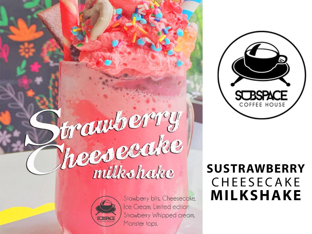 STRAWBERRY CHEESECAKE MILKSHAKE