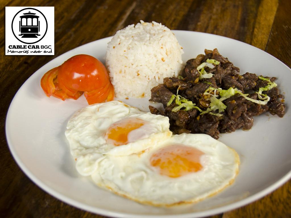 Truffled Tapsilog