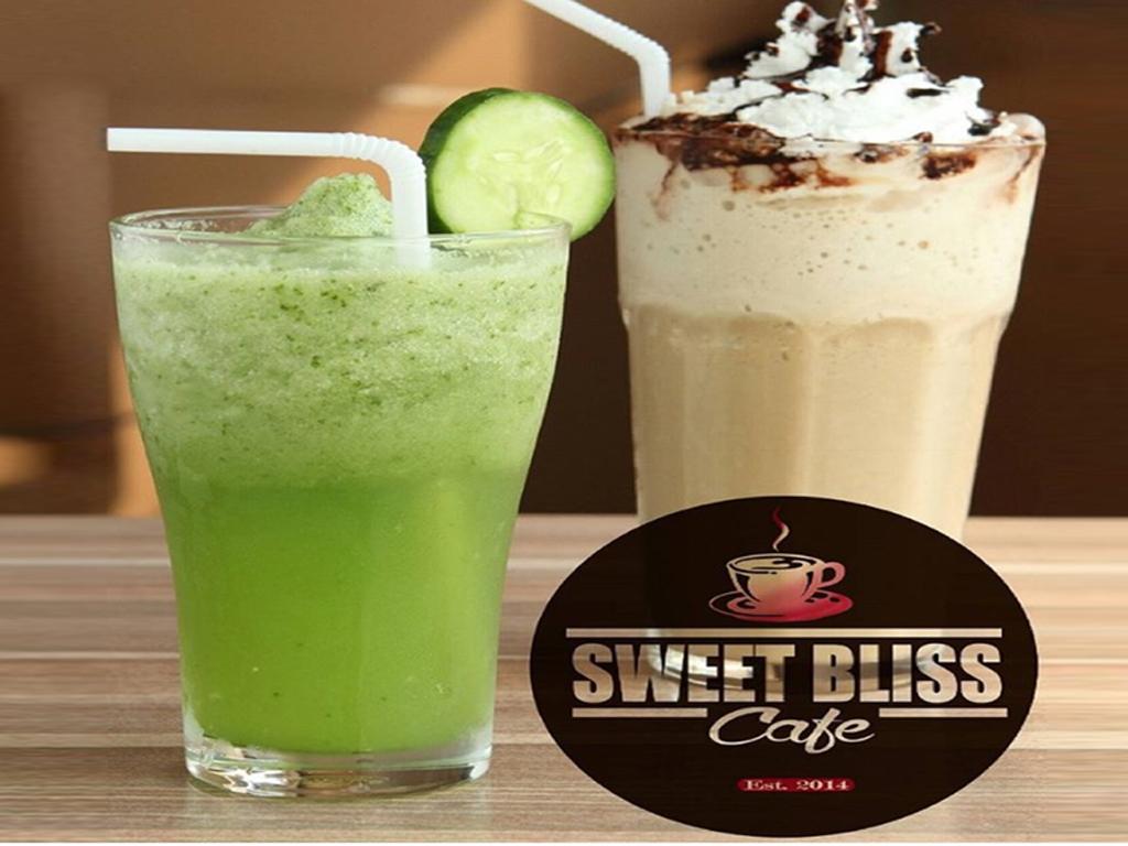 Cucumber Lime & Choco Mint Frappe to cool down in this warm weather!