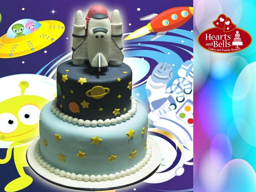 space theme cake