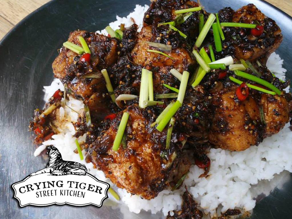 Black Pepper Tofu over Jasmine Rice (Our Version of a Singaporean Classic)