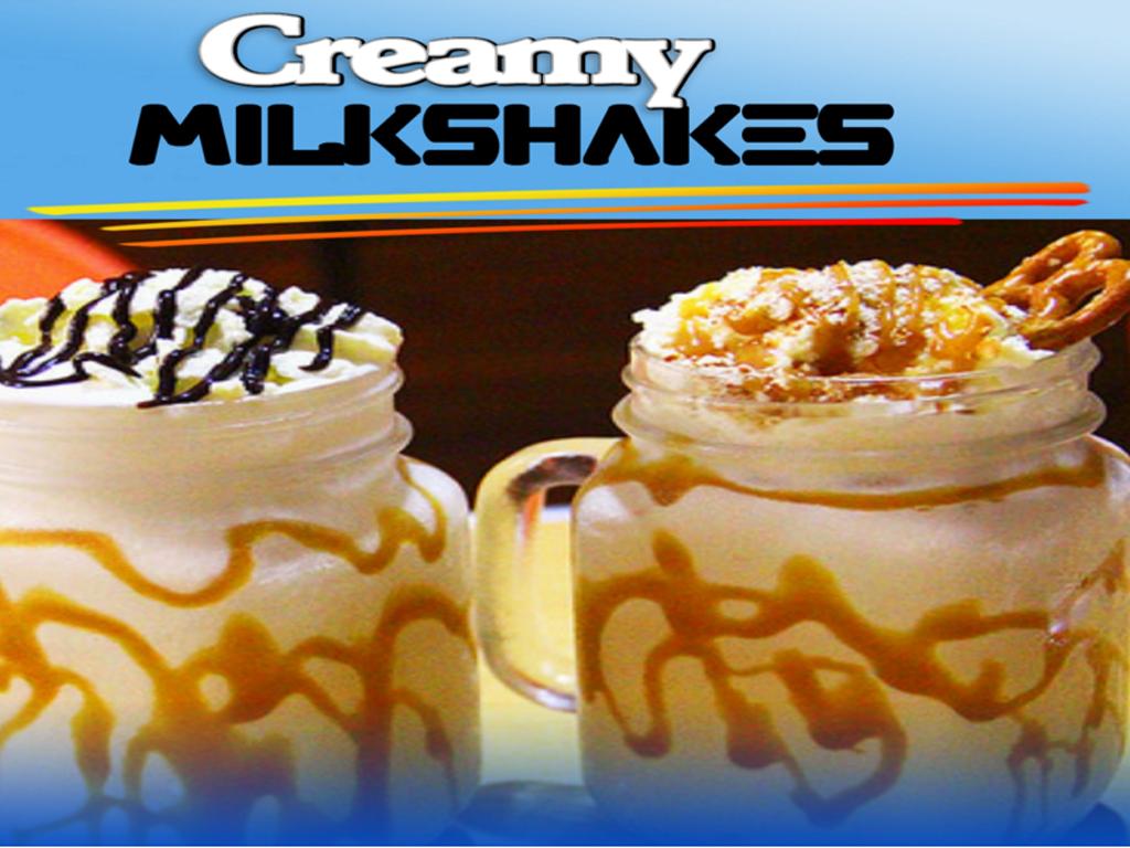 creamy milkshake