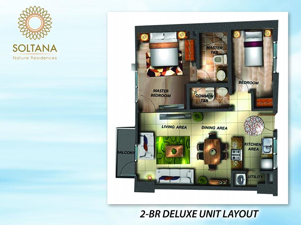 2-BR-DELUXE-UNIT-Layout