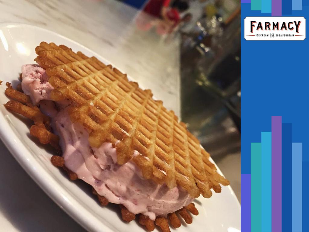 Ice Cream Waffle Sandwich