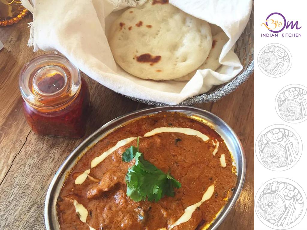 Butter Chicken and Naan