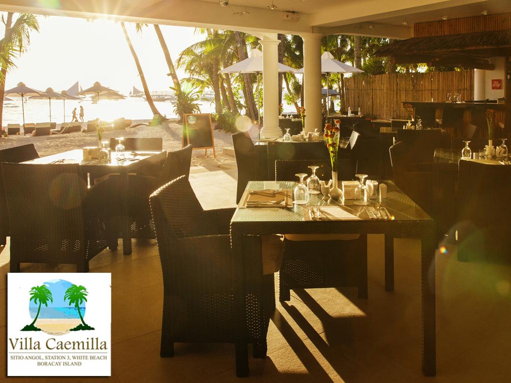 Watch the sun go down and the stars come out as your waiter pours your prosecco and each of the four courses is served on one of the prime spots on White Beach.