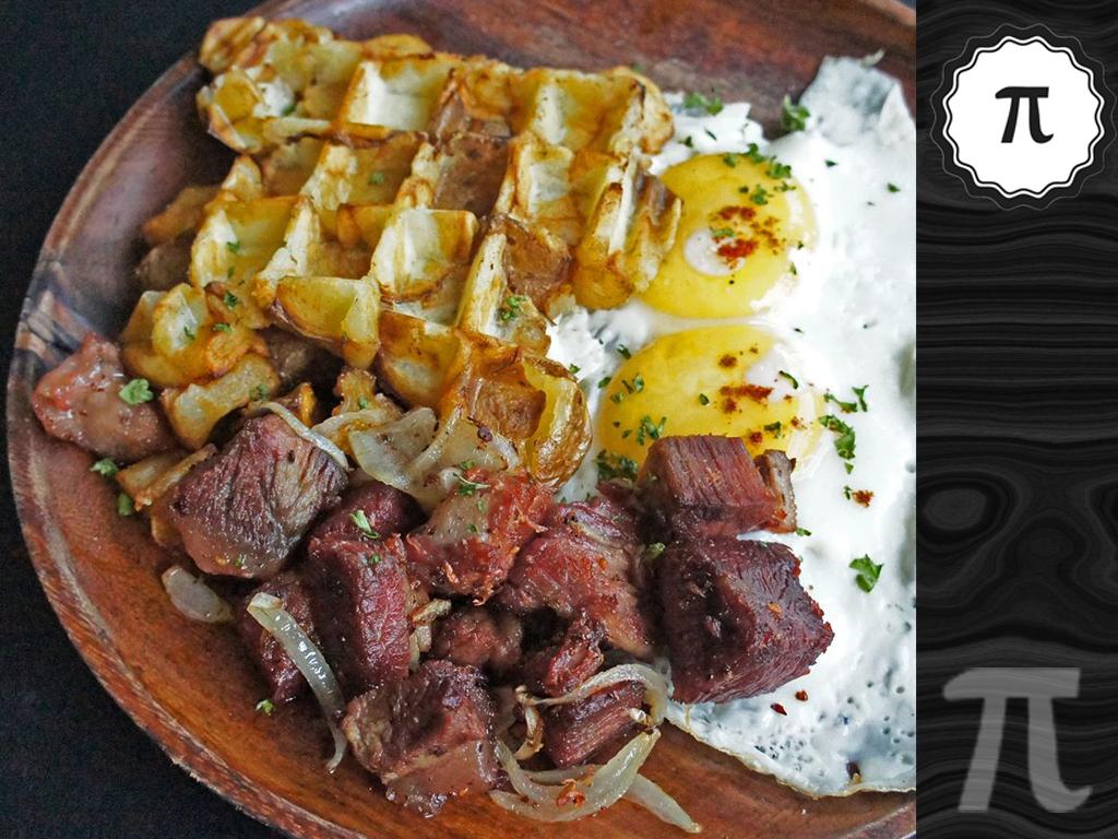 Corned Beef Waffle Hash