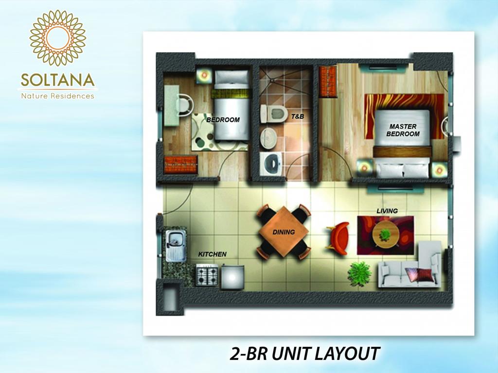 2-BR-UNIT- Layout