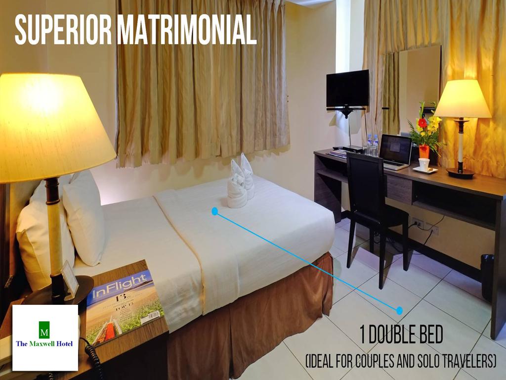 Our Superior Matrimonial room is ideal for couples and solo travelers.