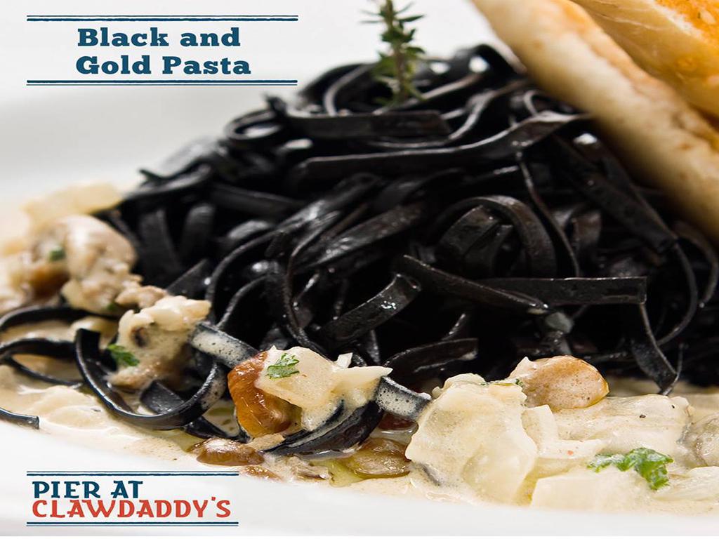 Black and Gold Pasta