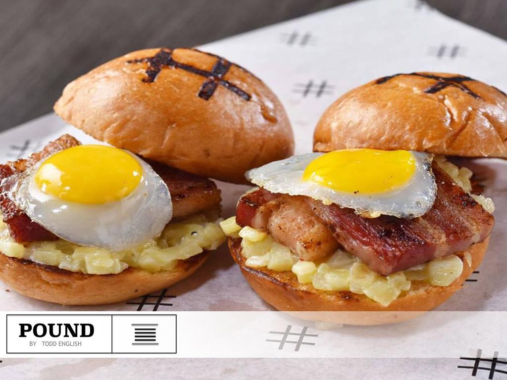 Bacon and Egg Sliders