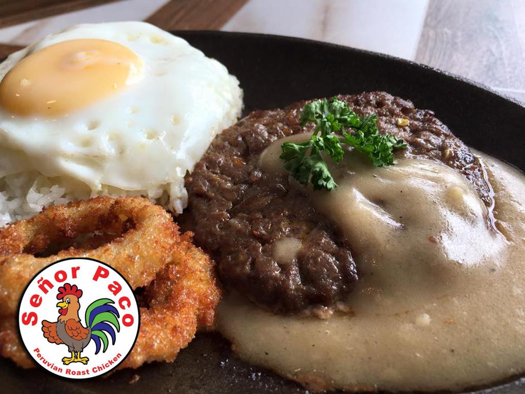 Sizzling Burger Steak